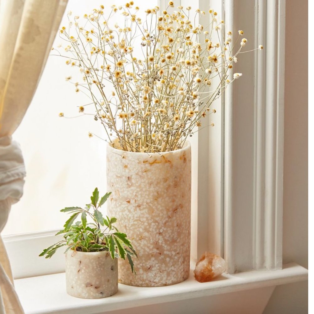 Gia Resin Boho Beach Plant Flower Planter Vase - Picture 4 of 4